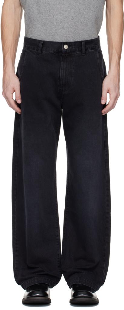 mfpen Black Straight Cut Jeans