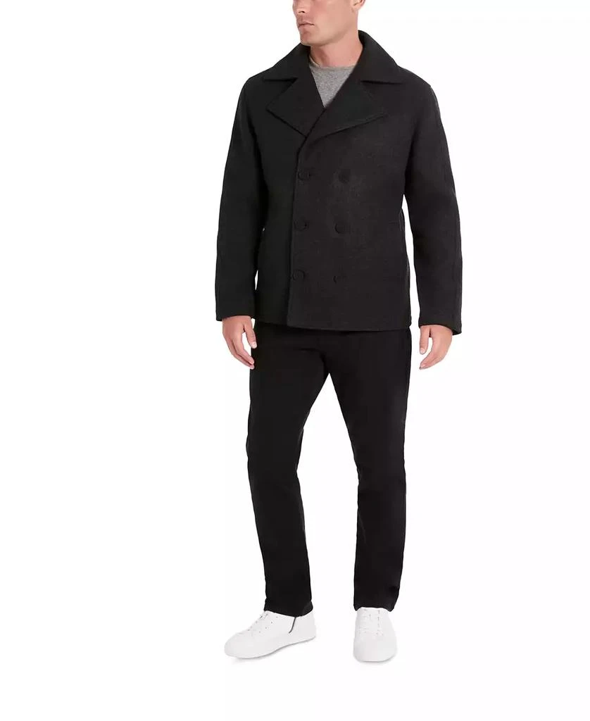 Kenneth Cole Men's Double-Breasted Peacoat 5