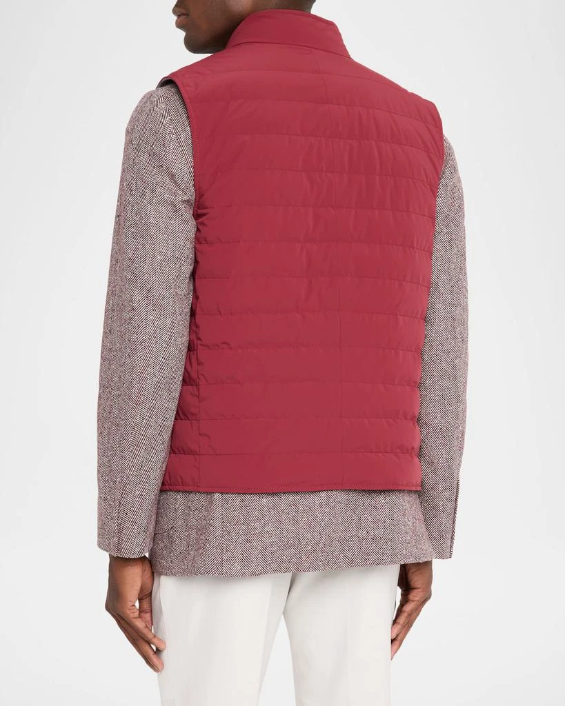 Brunello Cucinelli Men
s Quilted Nylon Snap-Front Vest 3
