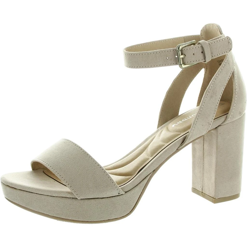 CL By Laundry Go On Womens Ankle Strap Heels Block Heel 10