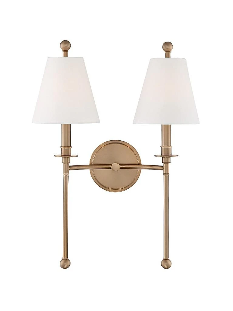 Crystorama Riverdale 2-Light Wall Mount 1