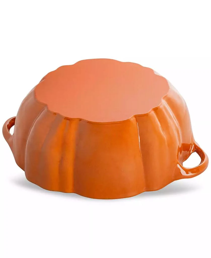 Staub Enameled Cast Iron 3.5-Qt Pumpkin Dutch Oven 13