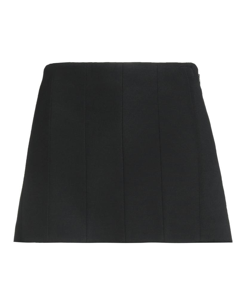 Khaite Fitted Leather Skirt With Front Button Closure