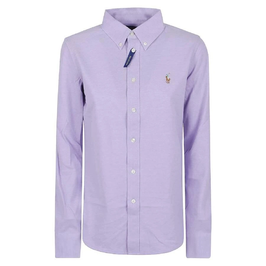Ralph Lauren Button-Front Cotton Pique Shirt