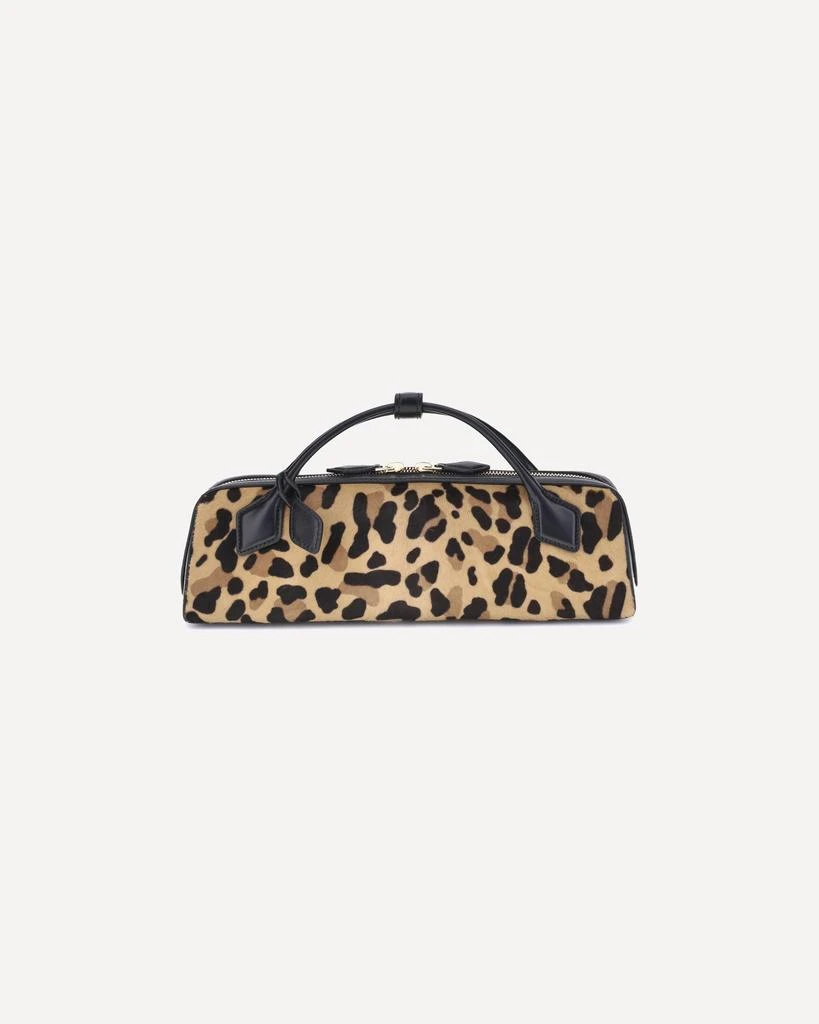 Alaïa Teckel Leopard-Print Calf Hair Handbag 3