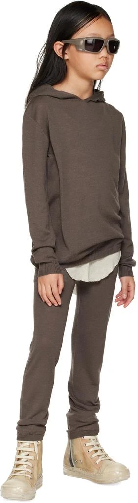 Rick Owens Kids Gray Lightweight Leggings 4