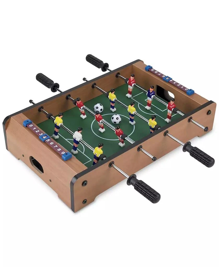 Trademark Global Mini Table Top Foosball Set, 3.5" x 12.25" x 20.25"