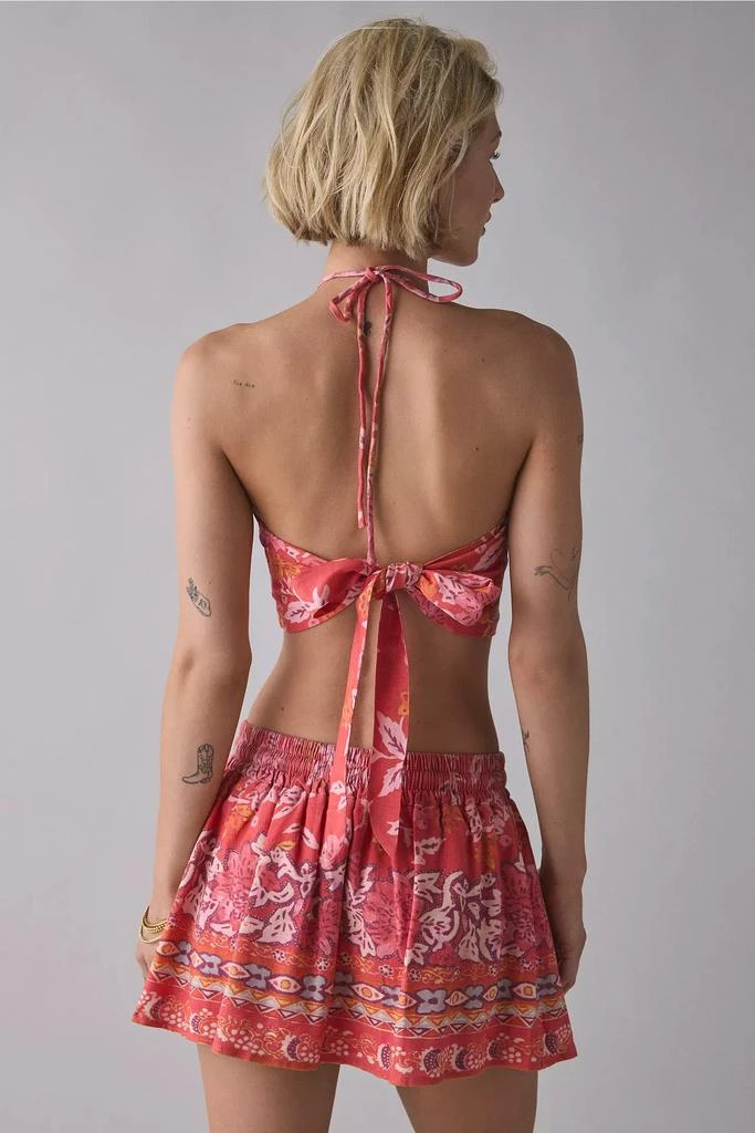 BDG BDG Marcy Halter Tie-Back Crop Top 
Mini Skirt Set 2
