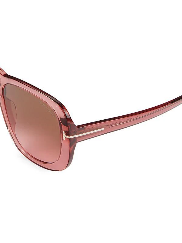 Tom Ford 56MM Rectangle Sunglasses 3