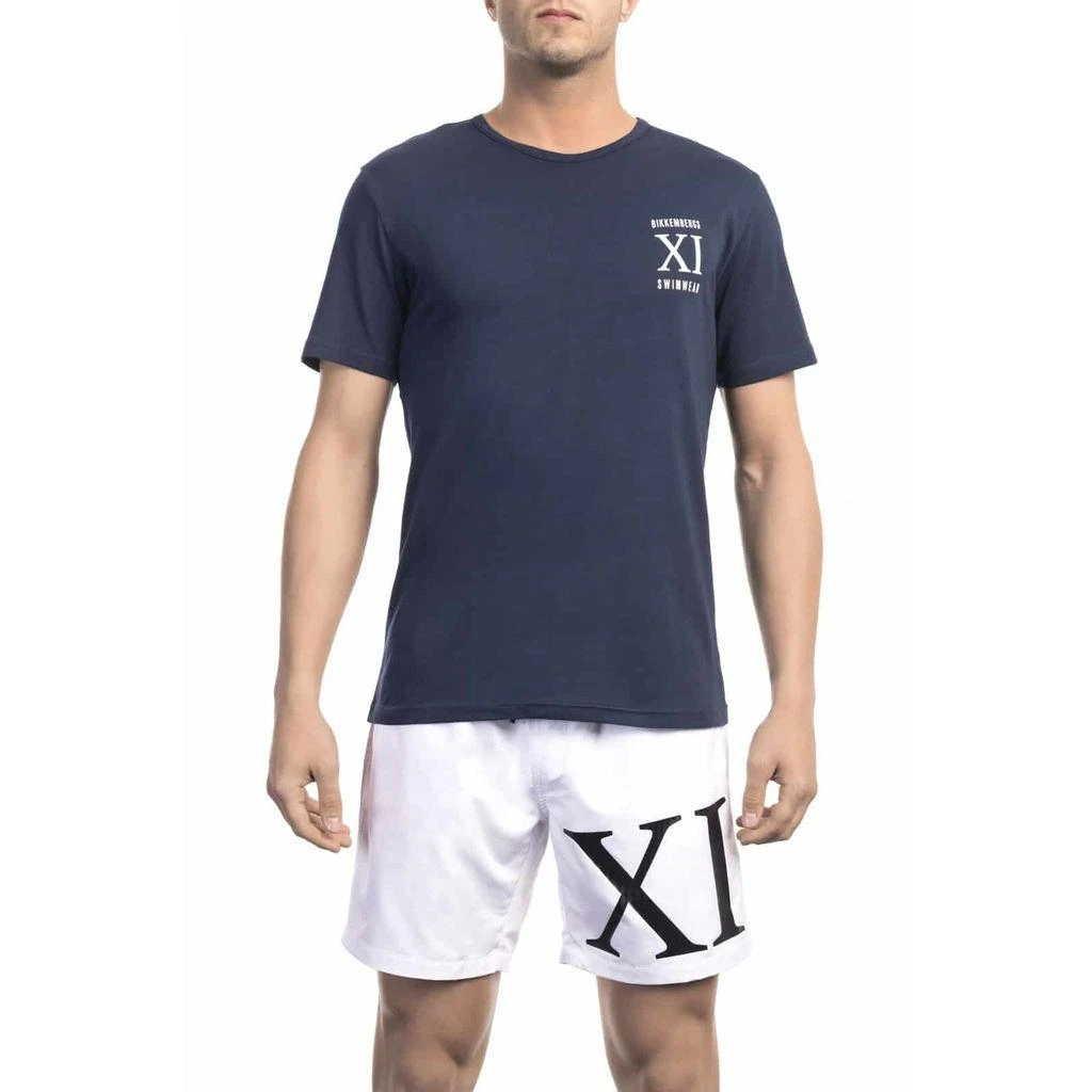 Bikkembergs Beachwear T-shirts Blue Men 1