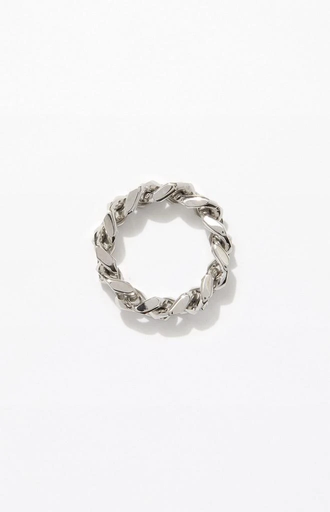 PacSun Silver Cuban Ring 3