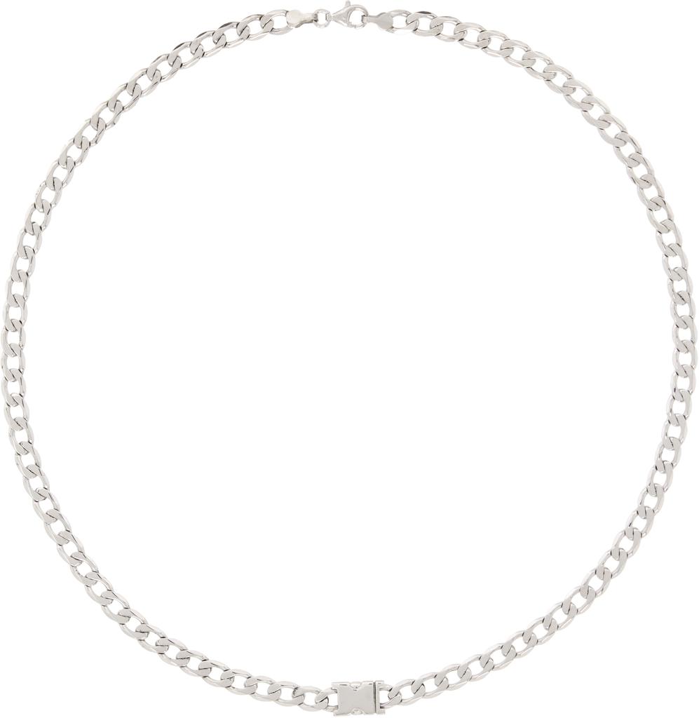 Alan Crocetti Silver Unity Curb Chain Necklace