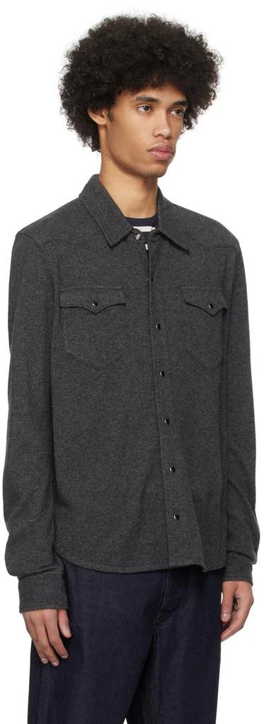 RRL Gray Western Shirt 4