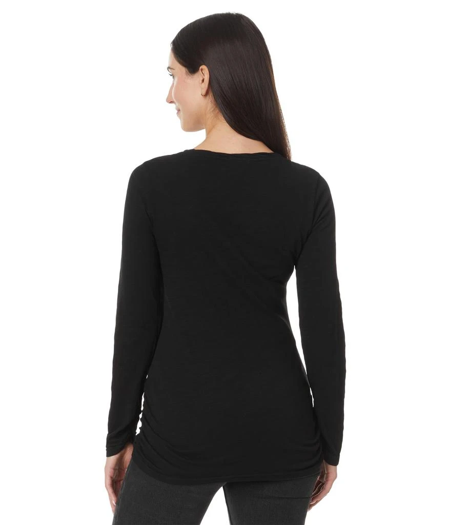 Mod-o-doc Long Sleeve Twisted Scoop Neck Tee 2