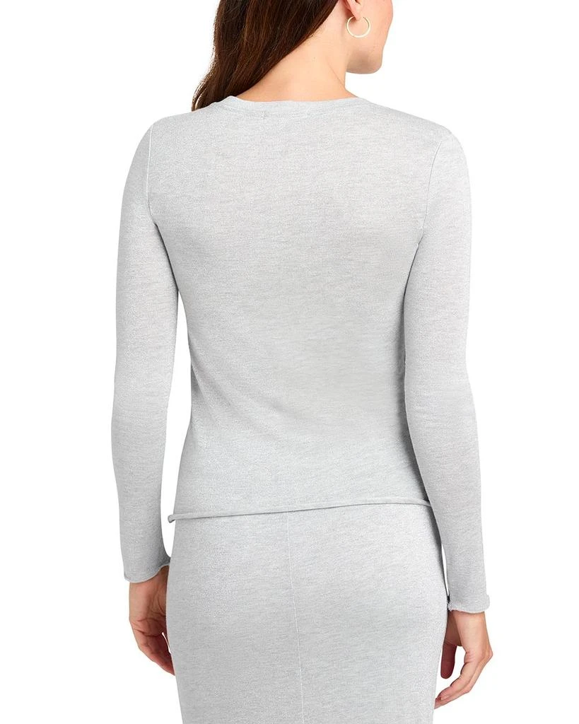 Splendid Maddox Metallic Long Sleeve Tee 3