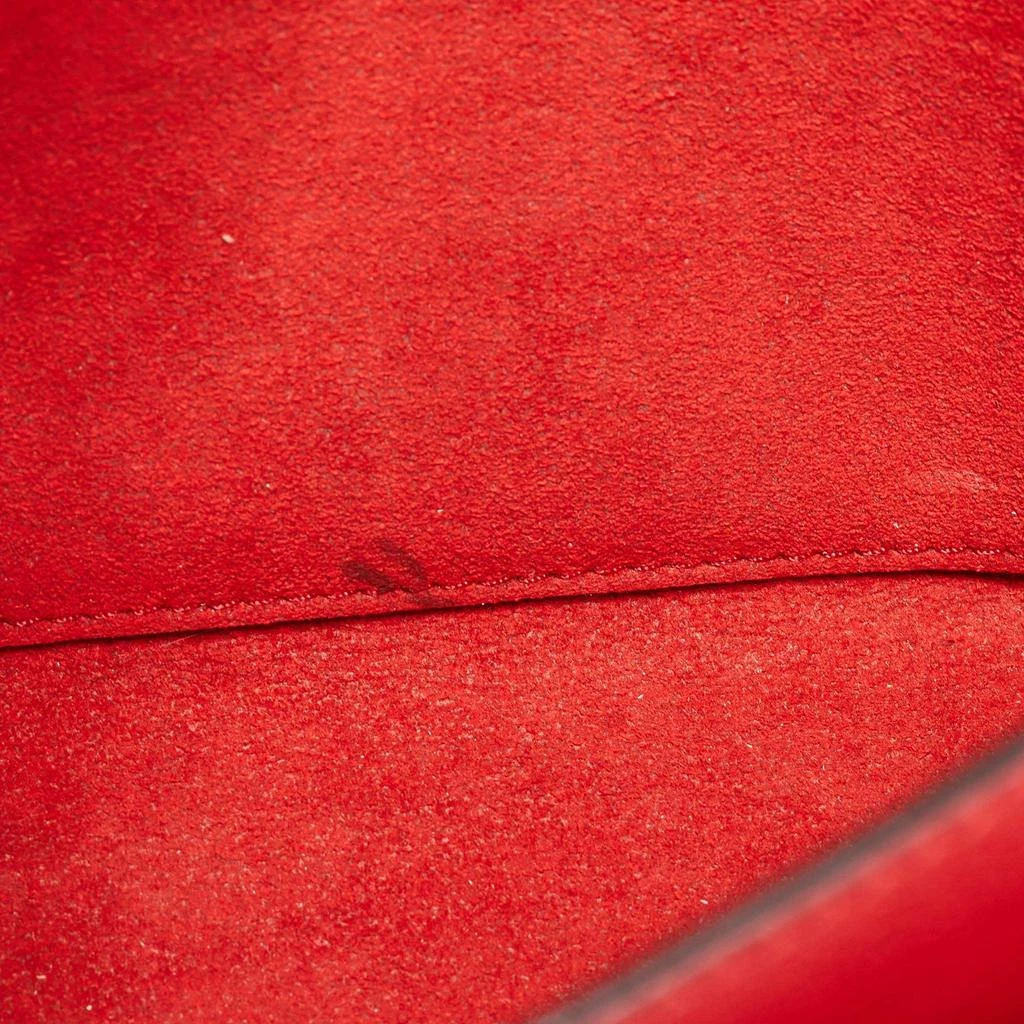 Louis Vuitton Louis Vuitton Red Leather My Lockme BB Bag 8