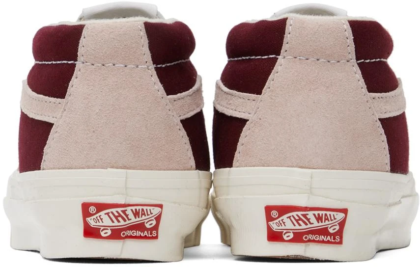 Vans Pink & Burgundy Vault OG SK8-Mid LX Sneakers 2