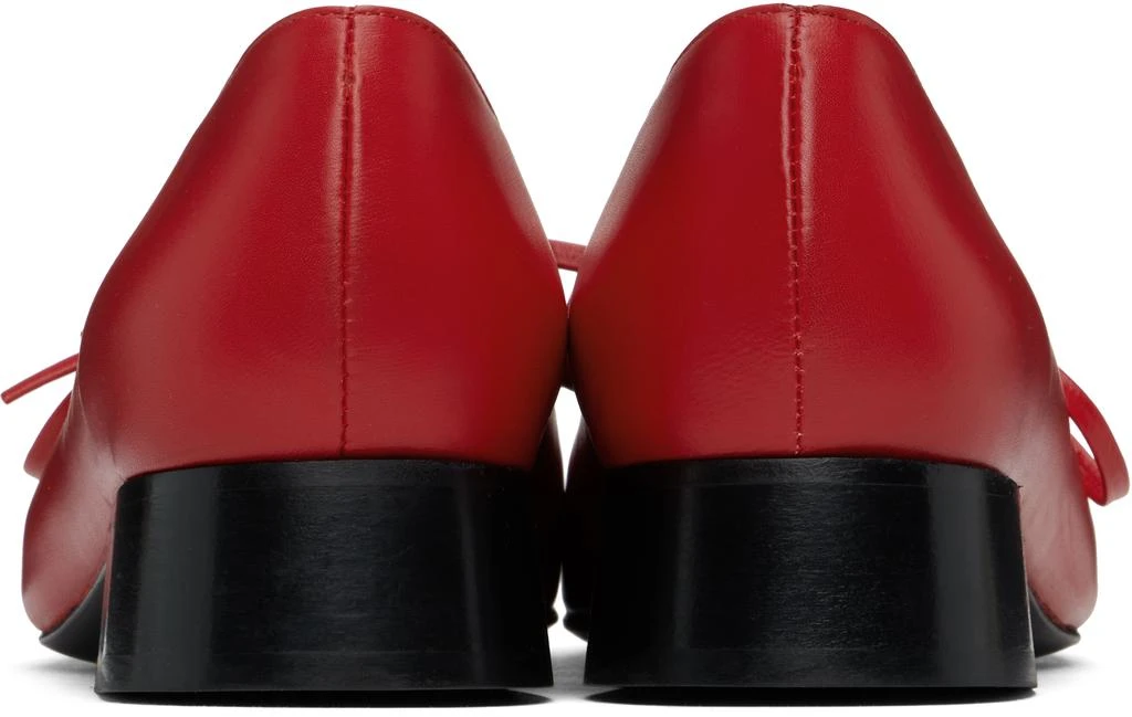 Nicole Saldaña Red Isabel Ballerina Flats 2