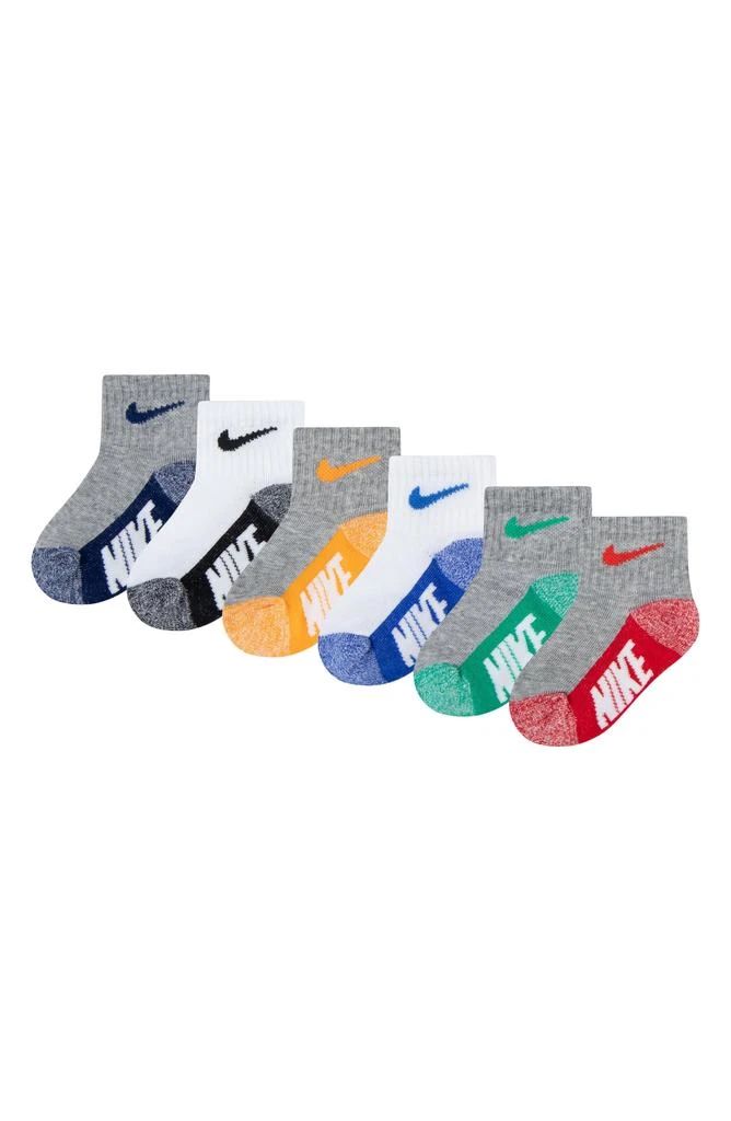 NIKE Assorted 6-Pack Ankle Socks