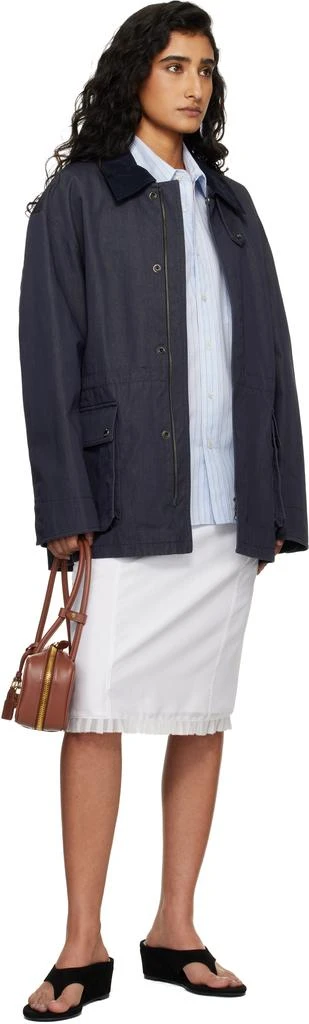 Dunst Navy Cotton Chore Jacket 4