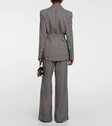 Balmain Double-breasted monogram jacket 3