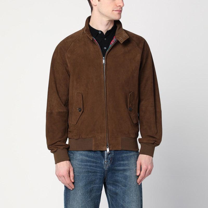Baracuta Men's G9 Harrington Jacket In  Suede