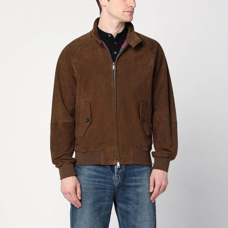 Baracuta Men's G9 Harrington Jacket In  Suede 1