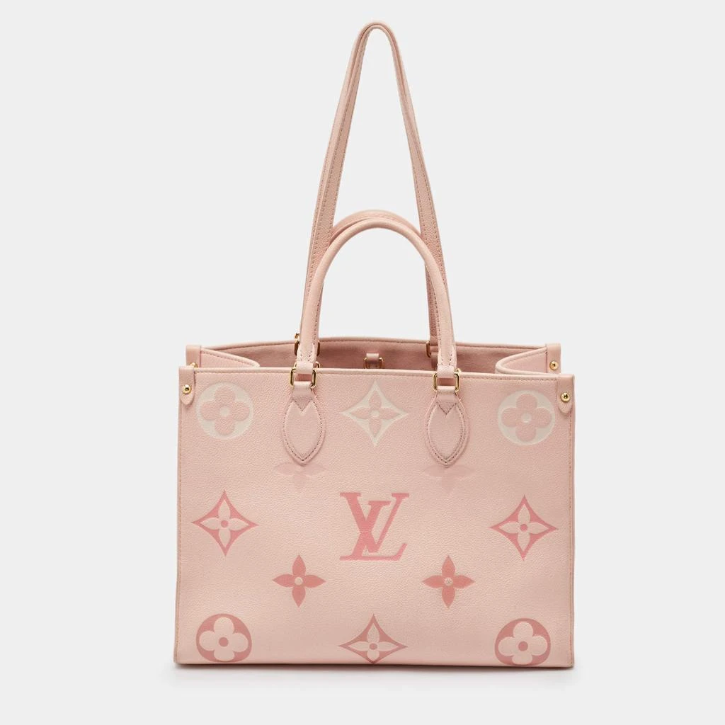 Louis Vuitton Louis Vuitton Pink Monogram Empriente Leather Giant Onthego MM Bag 1