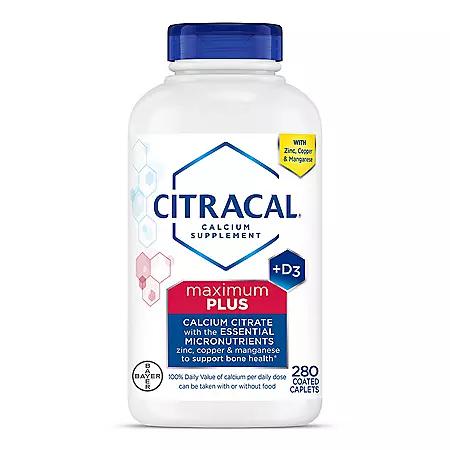 Citracal Citracal Calcium Citrate Caplets + D3 280 ct.