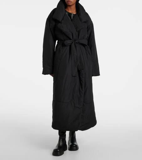 Norma Kamali Sleeping Bag habotai wrap coat 6