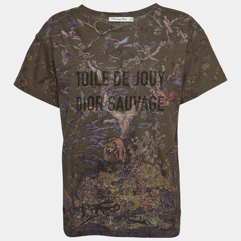 DIOR直営 23AW セール！Toile de Jouy Voyageモチーフ Tシャツ Dior Butterfly print jumper - T-Shirts - Free Shipping