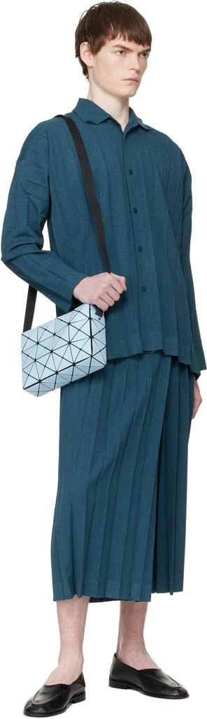 Homme Plissé Issey Miyake Navy Edge Ensemble Trousers 4