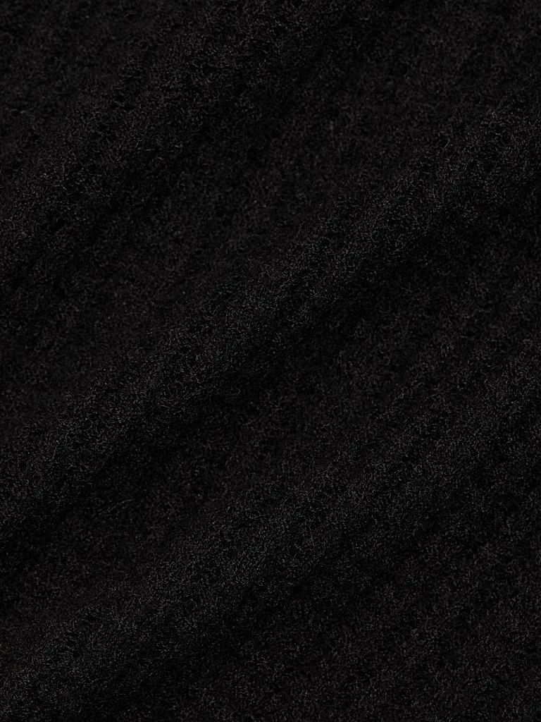 Vince Waffle Knit Short-Sleeve Sweater 7