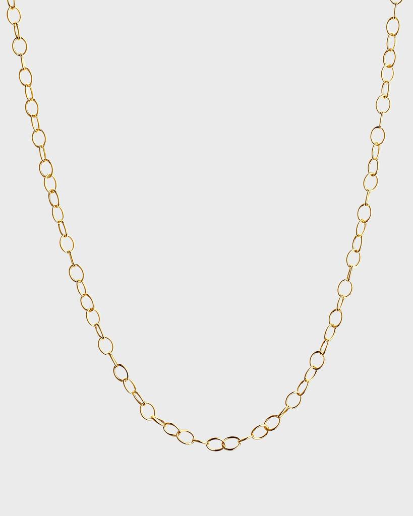 Syna 18k Yellow Gold Oval-Link Chain Necklace