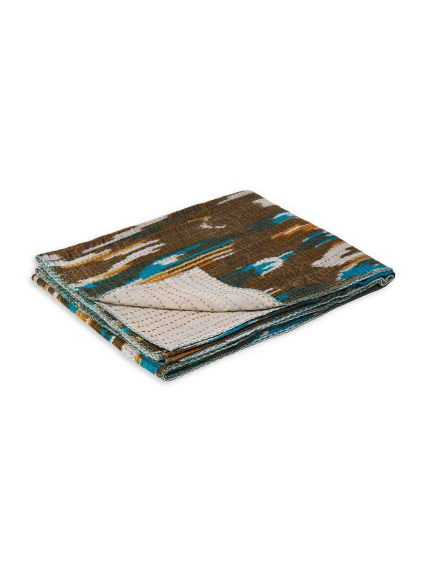 TAJ HOTEL Kantha Quilted Throw