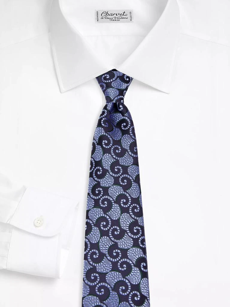 Charvet Swirl Silk Tie 2