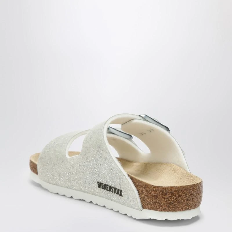Birkenstock Slide Arizona Cosmic Sparkle White 4