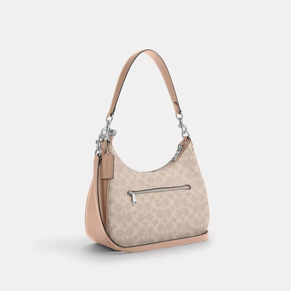Coach Teri Hobo Bag In Signature Canvas 4