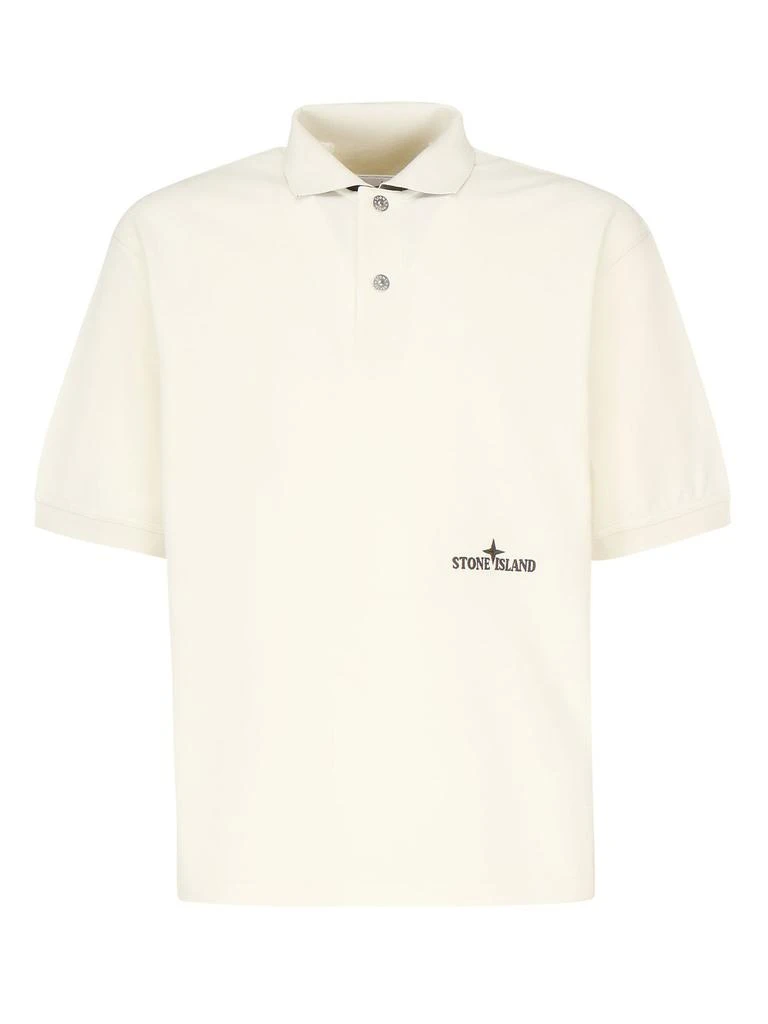 Stone Island Stone Island Logo-Embroidered Short-Sleeved Polo Shirt 1