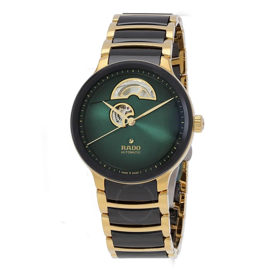Rado Centrix Automatic Green Dial Two-Tone Unisex Watch R30008302 1