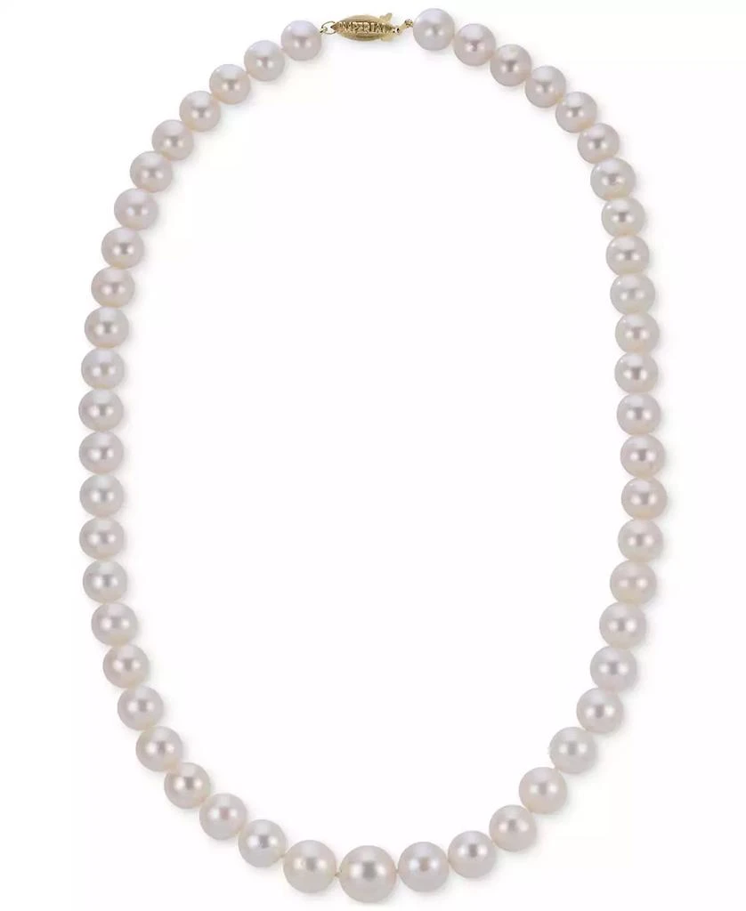 Macy's Cultured Freshwater Pearl (9-11mm) 20" Strand Necklace in 14k Yellow Gold 3