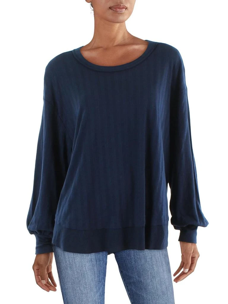 Jessica Simpson Poppy Womens Ribbed Knit Pullover Sweater 1