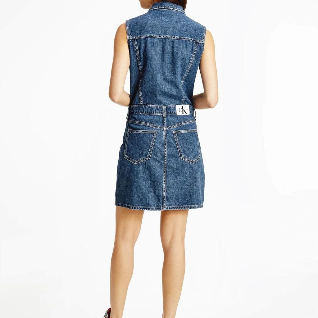 Calvin Klein Calvin Klein Jeans Women's Sleeveless Dress - Denim Medium 2