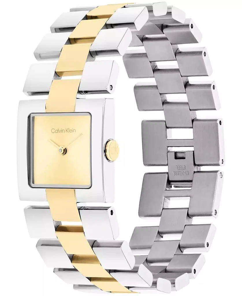 Calvin Klein Women's CK Meridian Two-Tone Stainless Steel Bracelet Watch, 22mm 2