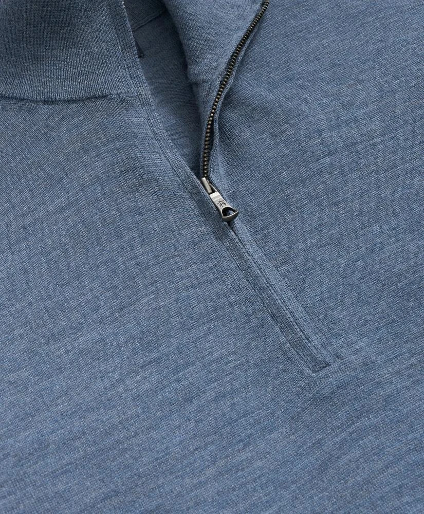 Brooks Brothers Fine Merino Wool Half-Zip Sweater 2