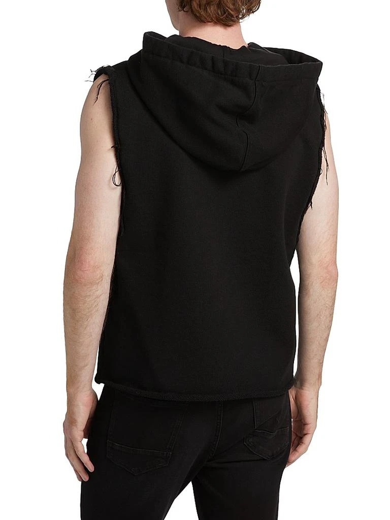 Rick Owens Cotton Sleeveless Hooded Tunic 5