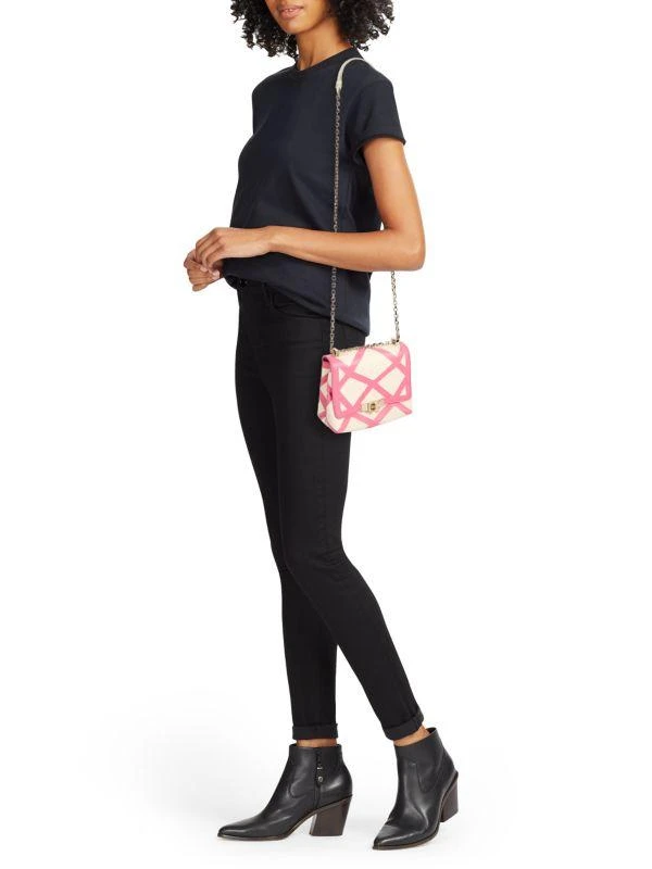 Roger Vivier Prismick Two Tone Leather Crossbody Bag 2