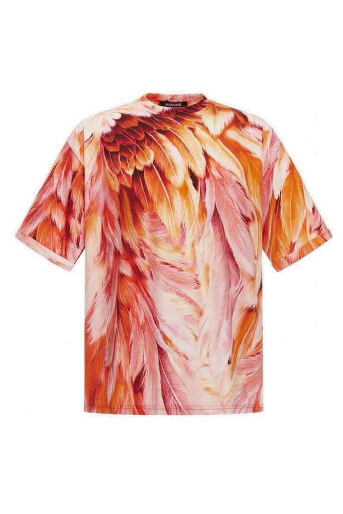 Roberto Cavalli Roberto Cavalli Plumange Print T-Shirt