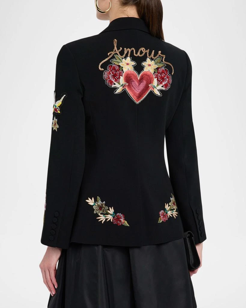 Cinq a Sept Cheyenne Embroidered Western Amour Blazer 3