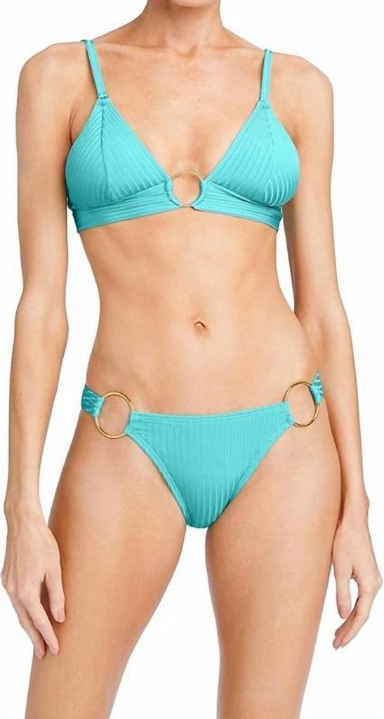 Robin Piccone Robin Piccone - Yasmine Ring Side Cheeky Bikini Bottom